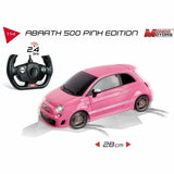 Carro Rádio Controlo Mondo Fiat 500 Abarth Cor de Rosa 1:14 - EcoNest