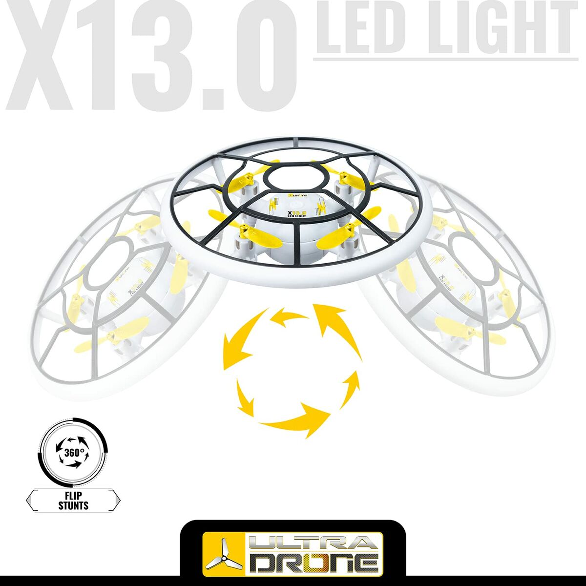 Drone Telecomandado Mondo Ultradrone X13 Leve LED - EcoNest