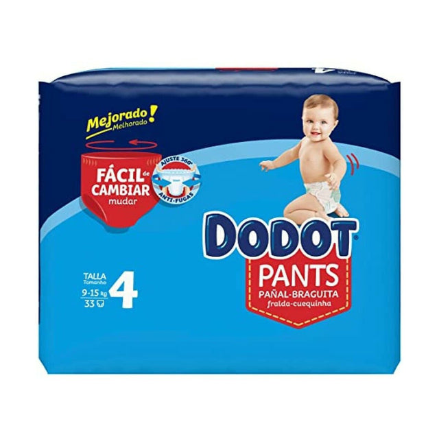 Fraldas descartáveis Dodot Dodot Pants 9-15 kg 33 Unidades - EcoNest