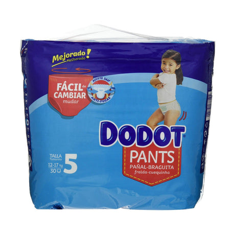 Fraldas descartáveis Dodot Dodot Pants Tamanho 5 12-17 kg 30 Unidades - EcoNest