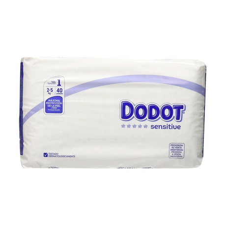 Fraldas descartáveis Dodot Dodot Sensitive Rn 2-5 Kg Tamanho 1 80 Unidades - EcoNest