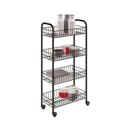 Carro Multiusos Metaltex Pisa 41 x 23 x 84 cm - EcoNest