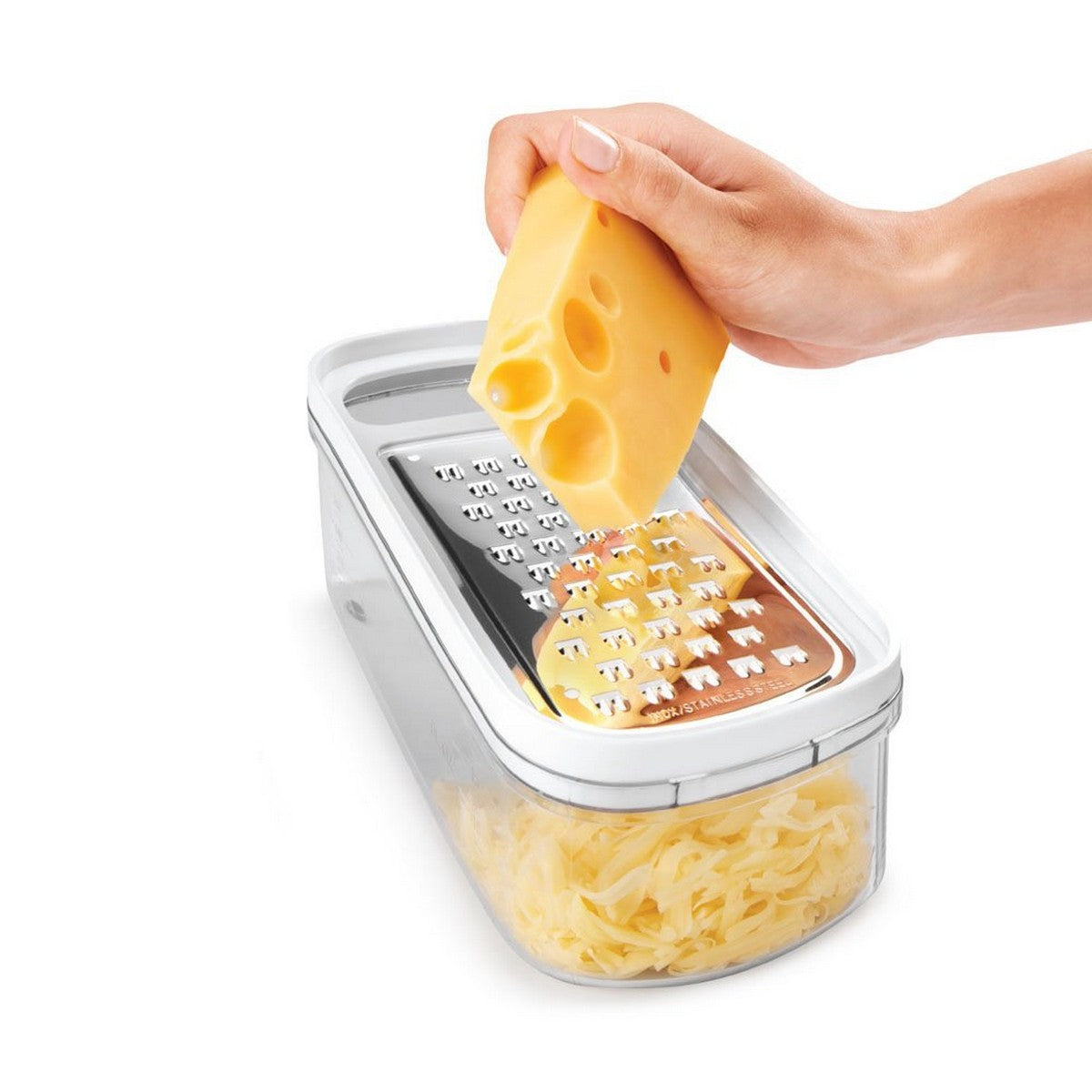 Ralador com Depósito Metaltex Rap-Box 3 em 1 ABS Acrílico (21 cm) - EcoNest