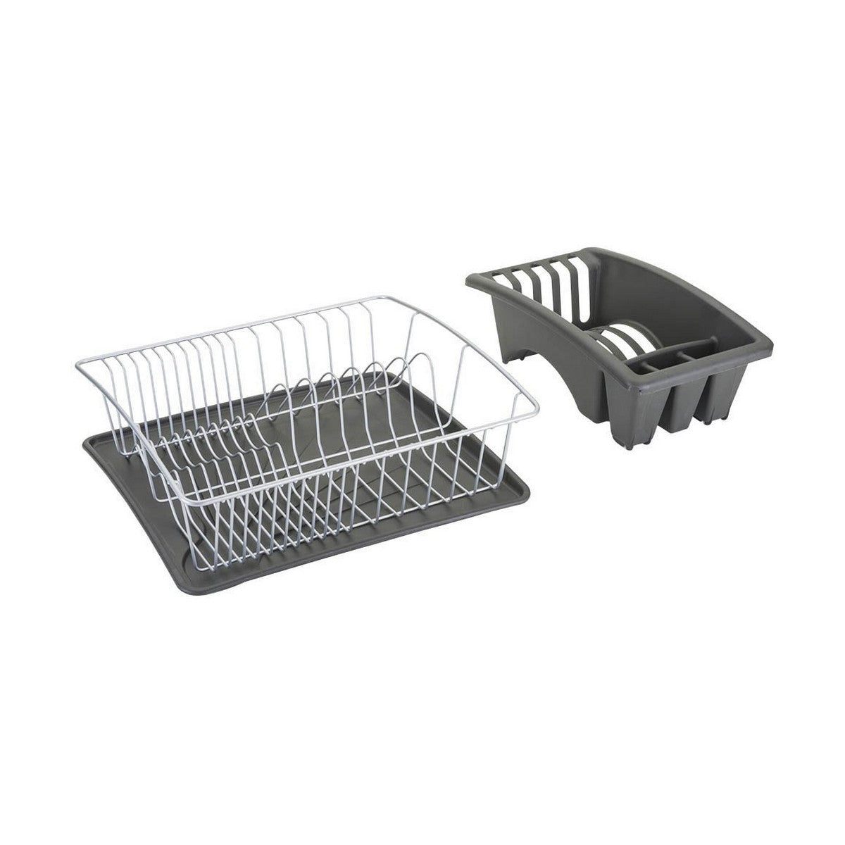 Escorredor de Louça Metaltex Cinzento (35 x 30 x 11 cm) - EcoNest