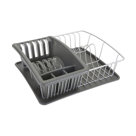 Escorredor de Louça Metaltex Cinzento (35 x 30 x 11 cm) - EcoNest