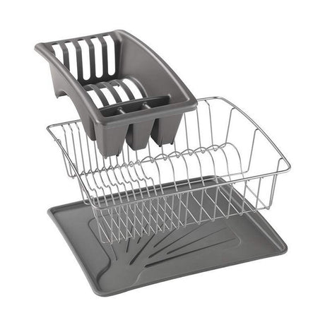 Escorredor de Louça Metaltex Cinzento (35 x 30 x 11 cm) - EcoNest