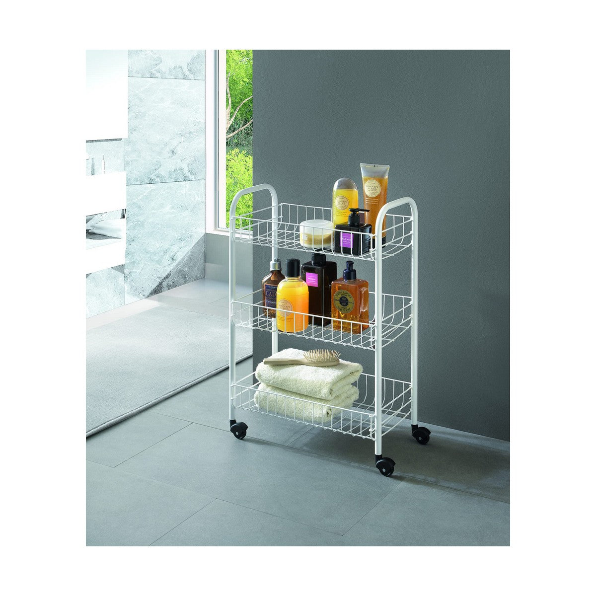 Carro Multiusos Metaltex (41 x 23 x 63 cm) - EcoNest