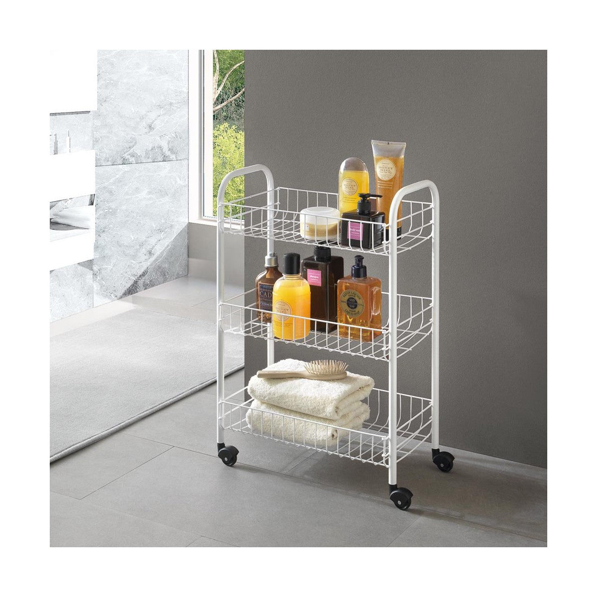 Carro Multiusos Metaltex (41 x 23 x 63 cm) - EcoNest