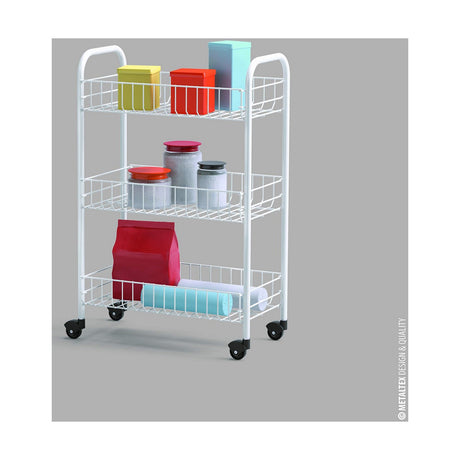 Carro Multiusos Metaltex (41 x 23 x 63 cm) - EcoNest