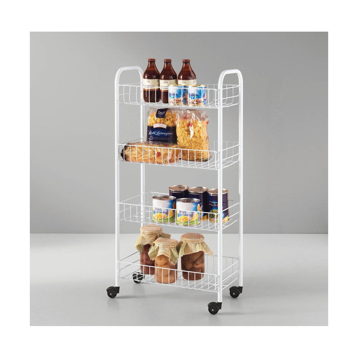 Carro Multiusos Metaltex (41 x 23 x 84 cm) - EcoNest