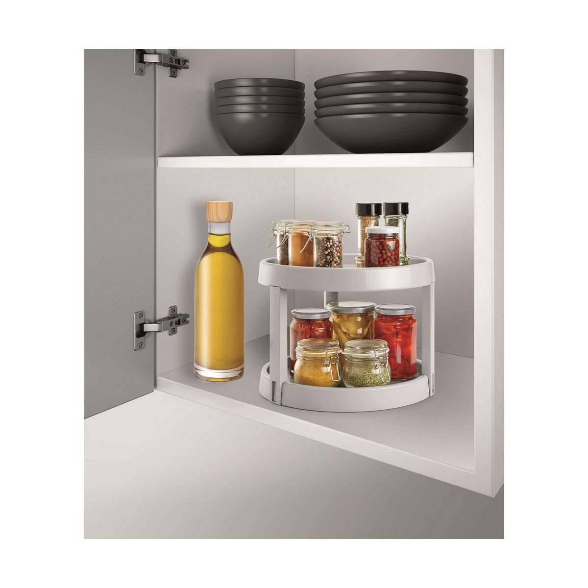 Organizador Multiusos Metaltex Giro-2 Cinzento - EcoNest