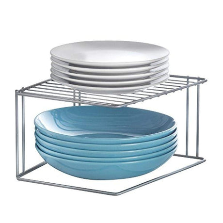Organizador para o Armário de Cozinha Metaltex Boxe 2 Prateleiras Metal (25 x 25 x 15 cm) - EcoNest