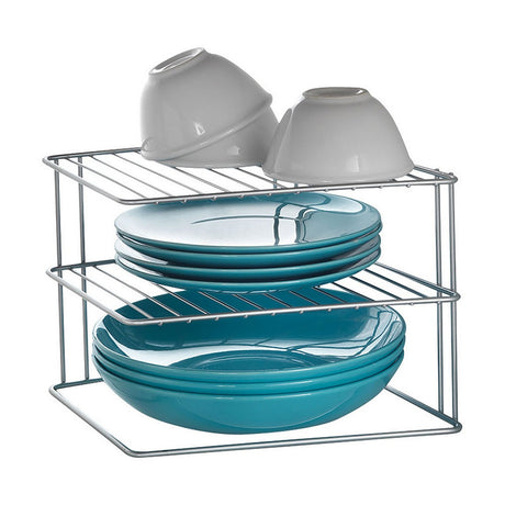 Organizador para o Armário de Cozinha Metaltex Palio 3 Prateleiras Metal (25 x 25 x 19 cm) - EcoNest