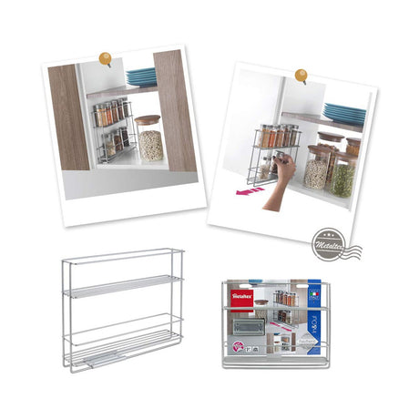 Suporte para Especiarias Metaltex In & Out (28 x 6 x 22 cm) - EcoNest