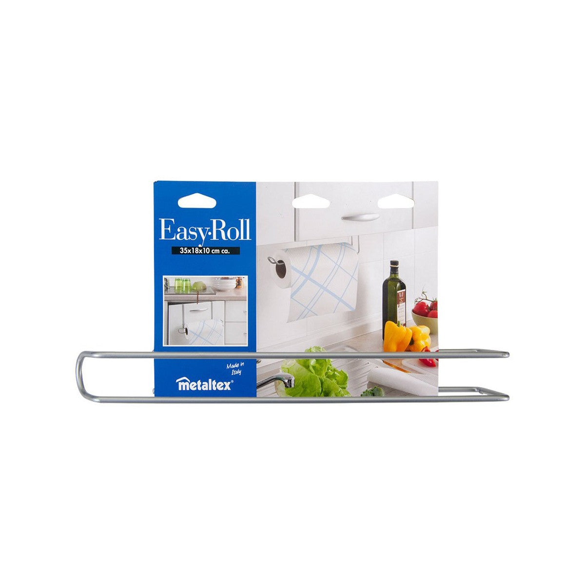 Suporte para Rolos de Papel de Cozinha Metaltex Easy-Roll (35 x 18 x 10 cm) - EcoNest