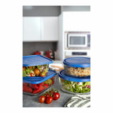 Lancheira Borgonovo Igloo Azul 2,2 L (6 Unidades) (Ø 22cm) - EcoNest