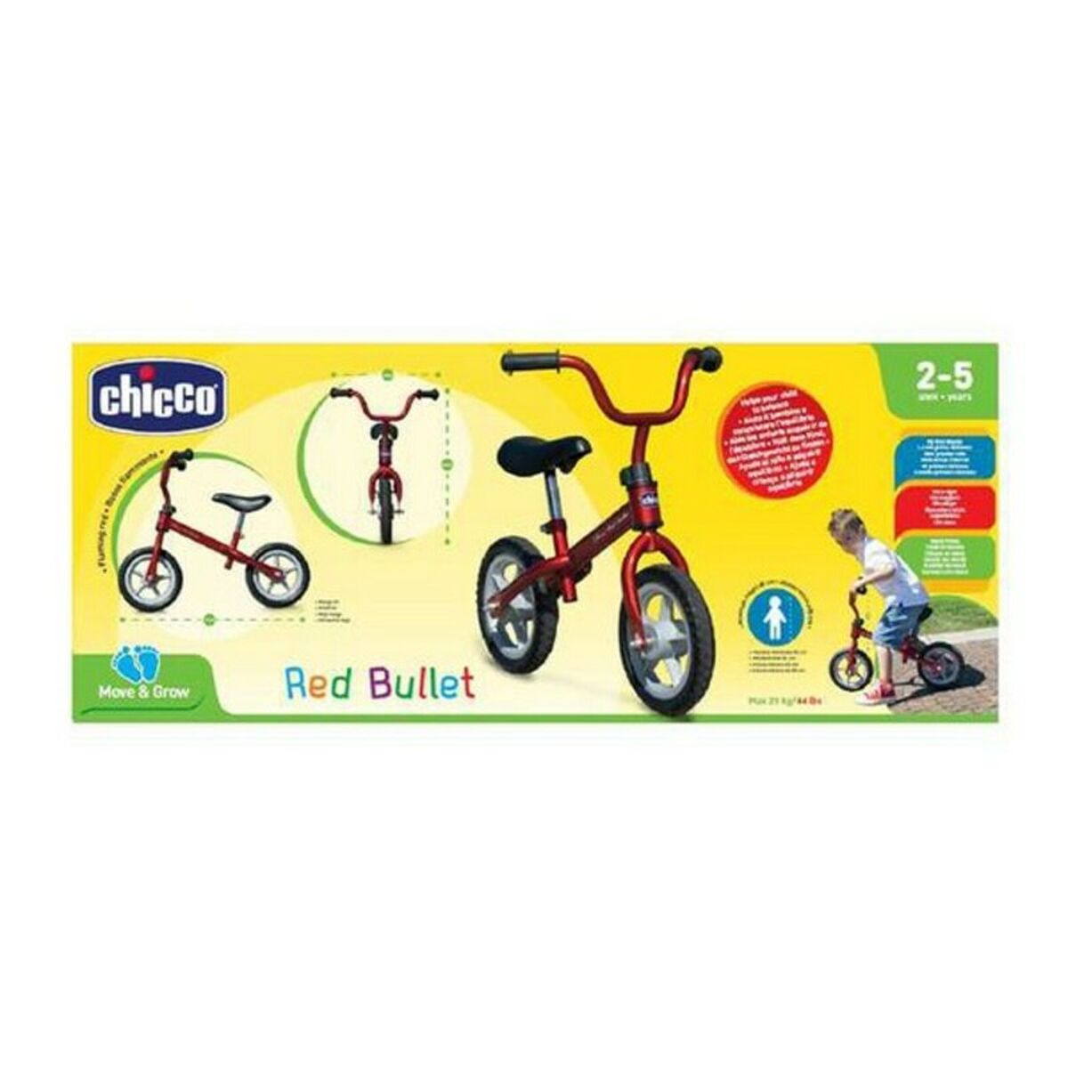 Bicicleta Infantil Chicco Rojo (30+ Meses)