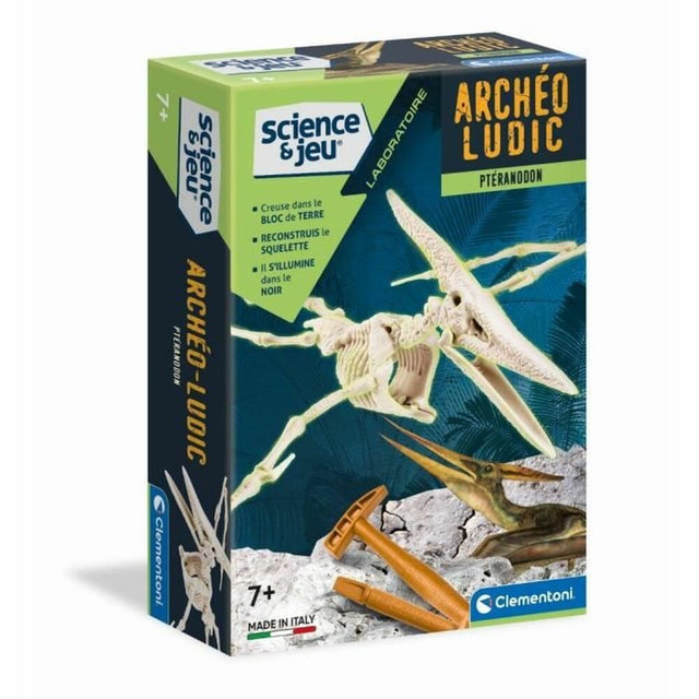 Jogo de Ciência Clementoni Archéo Ludic Pteranodon Fluorescente - EcoNest