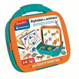 Jogo de Mesa Clementoni Magnetic Letters & Animals Case (FR)