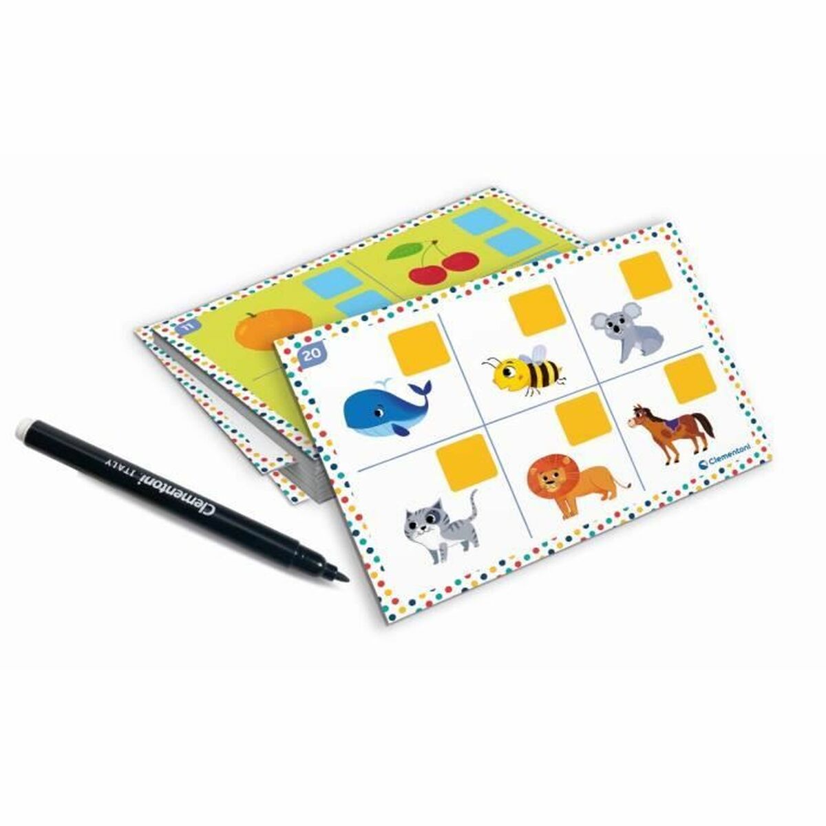 Jogo de Mesa Clementoni Magnetic Letters & Animals Case (FR)