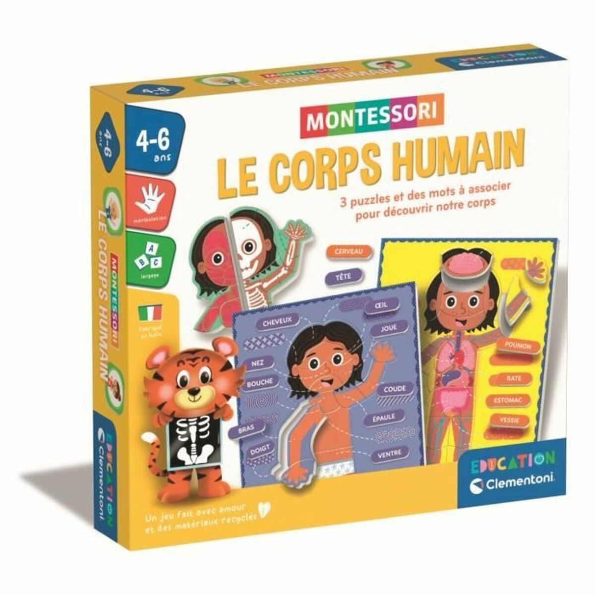 Jogo Educativo Clementoni Le Corps Humain (FR)