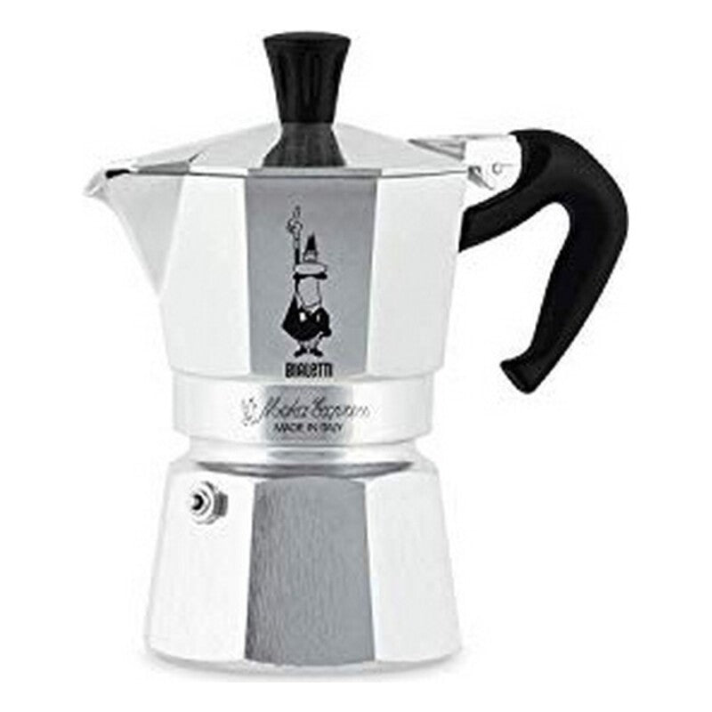 Máquina de Café Expresso Bialetti Moka Express Aço inoxidável Alumínio 2 Kopjes - EcoNest