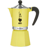 Cafeteira Italiana Bialetti Rainbow Amarelo Metal Alumínio 300 ml 6 Copos - EcoNest