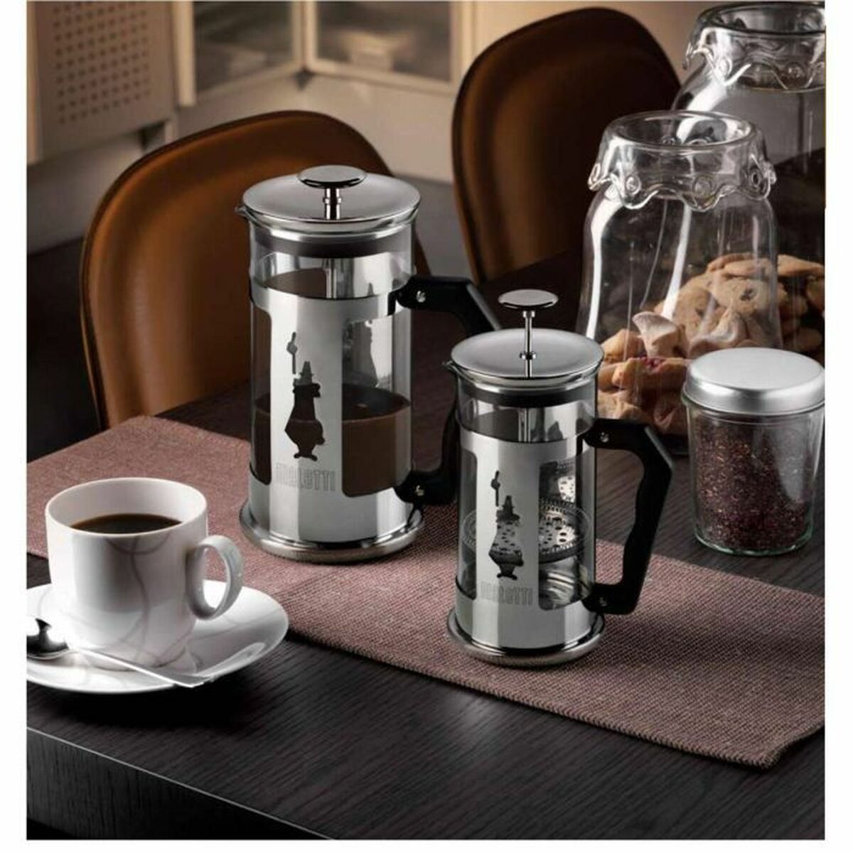 Cafetera de Émbolo Bialetti French Press Aluminio Clásico