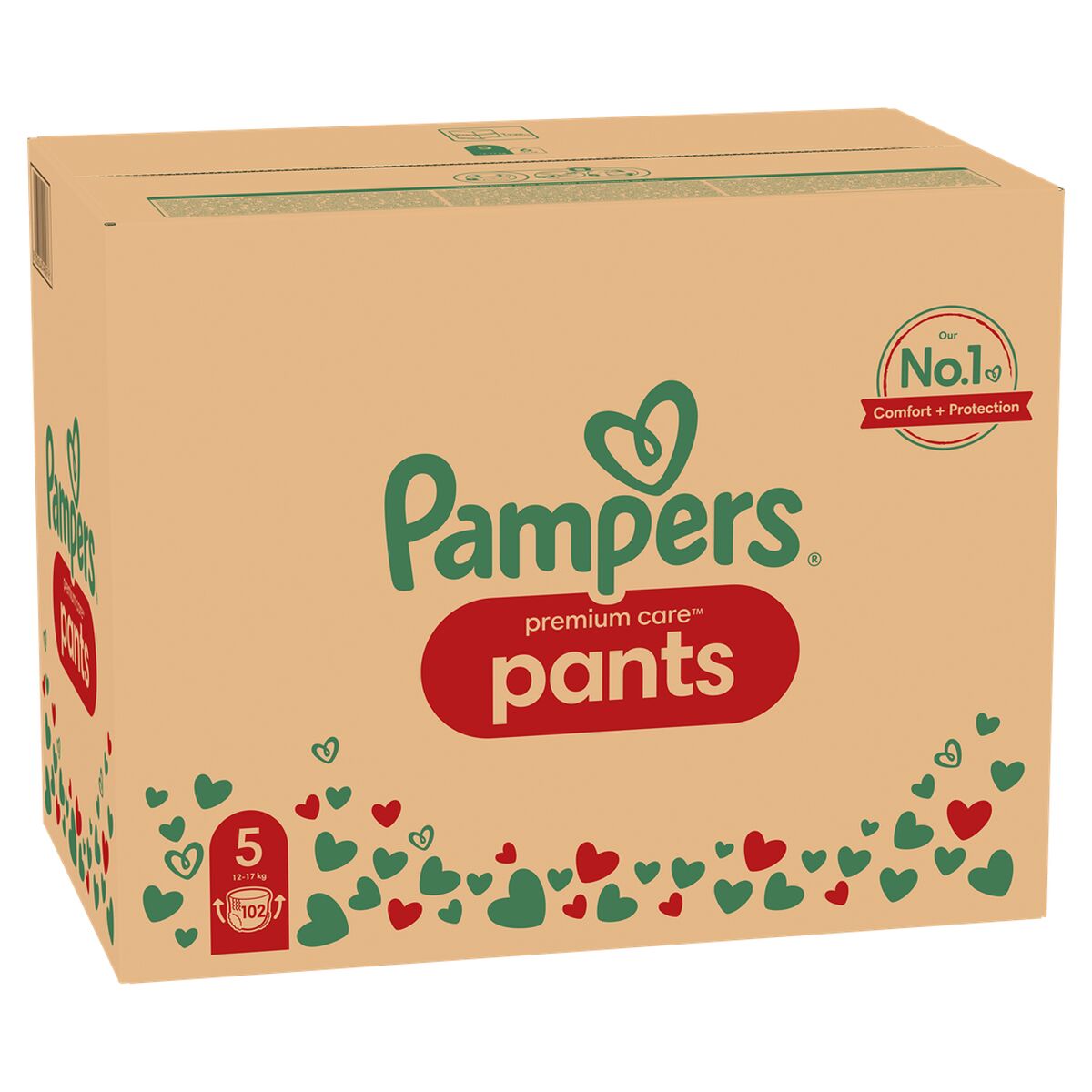 Fraldas descartáveis Pampers Premium 12-17 kg 5 (102 Unidades) - EcoNest