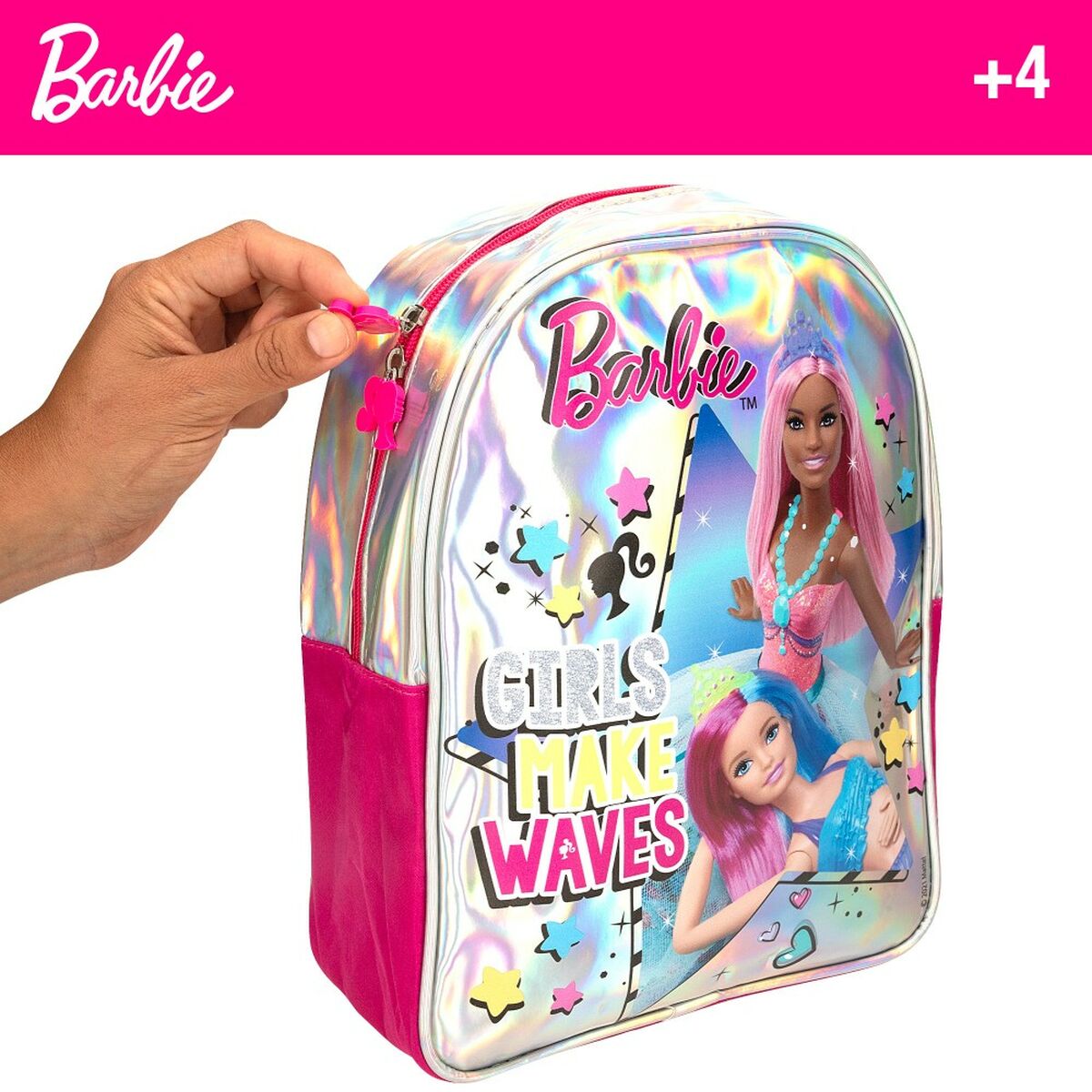 Jogo Criativo de Plasticina Barbie Fashion Mochila 14 Partes 600 g - EcoNest