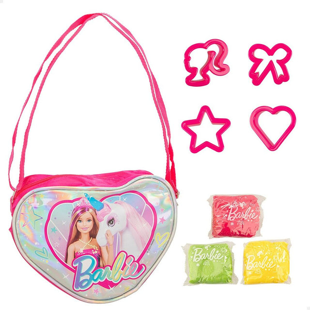 Jogo Criativo de Plasticina Barbie Fashion Bolsa 8 Peças 300 g - EcoNest