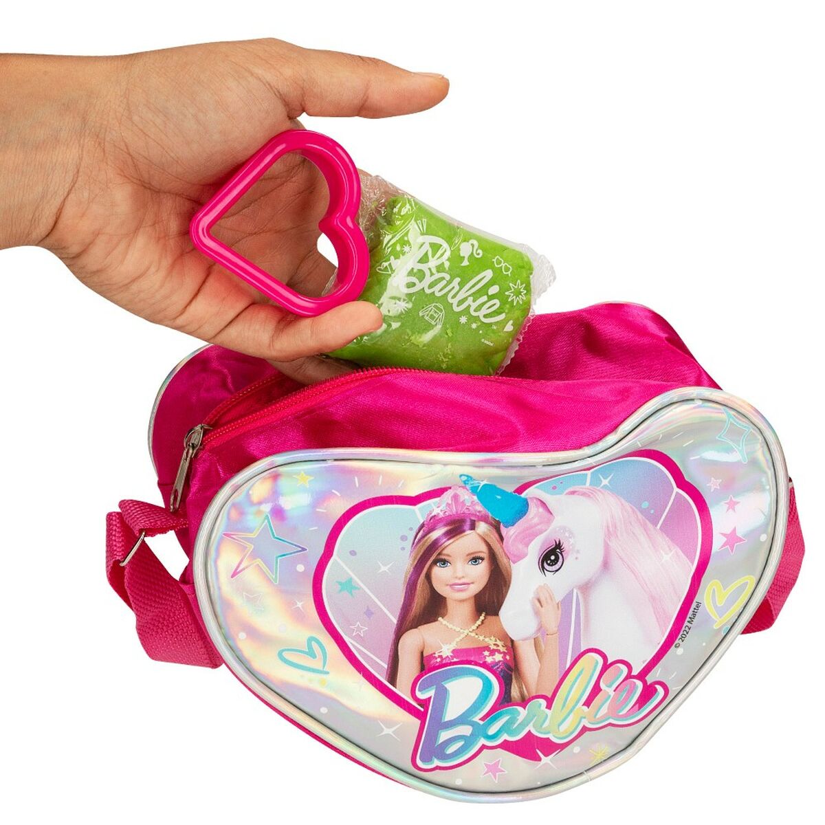 Jogo Criativo de Plasticina Barbie Fashion Bolsa 8 Peças 300 g - EcoNest