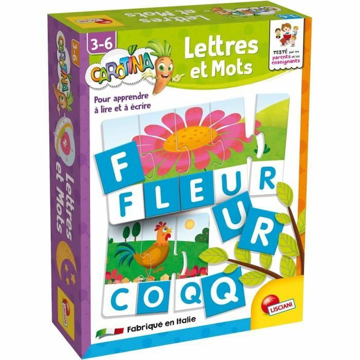 Jogo Educativo Lisciani Giochi Lettres et Mots - EcoNest