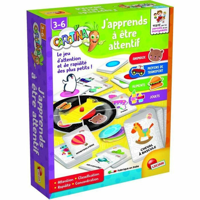 Jogo Educativo Lisciani Giochi Carotina J'apprends - EcoNest