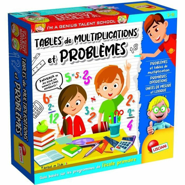 Jogo Educativo Lisciani Giochi Multiplications et problèmes - EcoNest