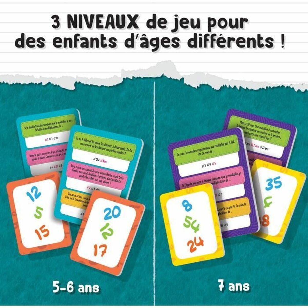 Jogo Educativo Lisciani Giochi Multiplications et problèmes - EcoNest