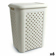 Cesto da Roupa Tontarelli Arianna Com tampa Bege 43,5 x 33,5 x 55 cm (6 Unidades) - EcoNest