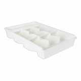 Organizador de Talheres Tontarelli Bella plus Branco 43,6 x 28,7 x 7,13 cm (6 Unidades) - EcoNest