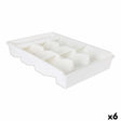 Organizador de Talheres Tontarelli Bella plus Branco 43,6 x 28,7 x 7,13 cm (6 Unidades) - EcoNest