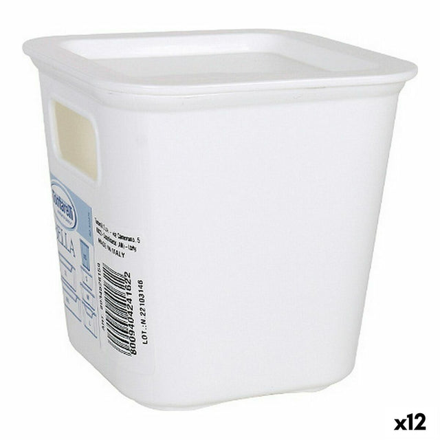 Caixa de Armazenagem Tontarelli Bella Branco 11,4 x 11,4 x 11,2 cm (12 Unidades) - EcoNest