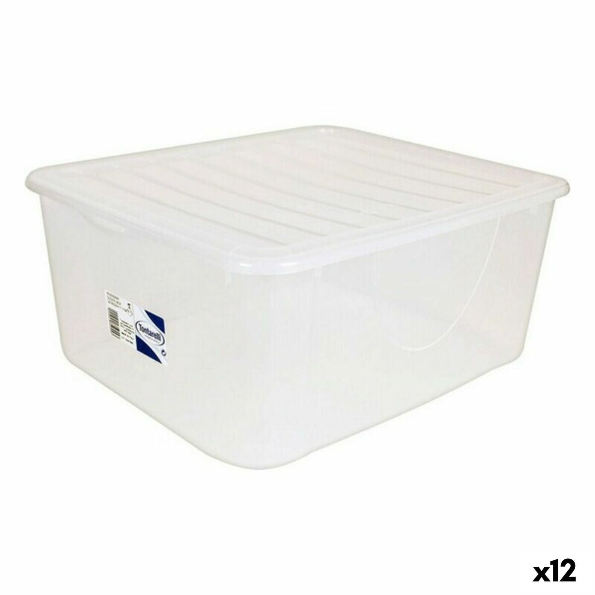 Caixa de Armazenagem com Tampa Tontarelli Dodo's (39,6 x 33 x 17,7 cm) 39,6 x 33 x 17,7 cm (12 Unidades) - EcoNest