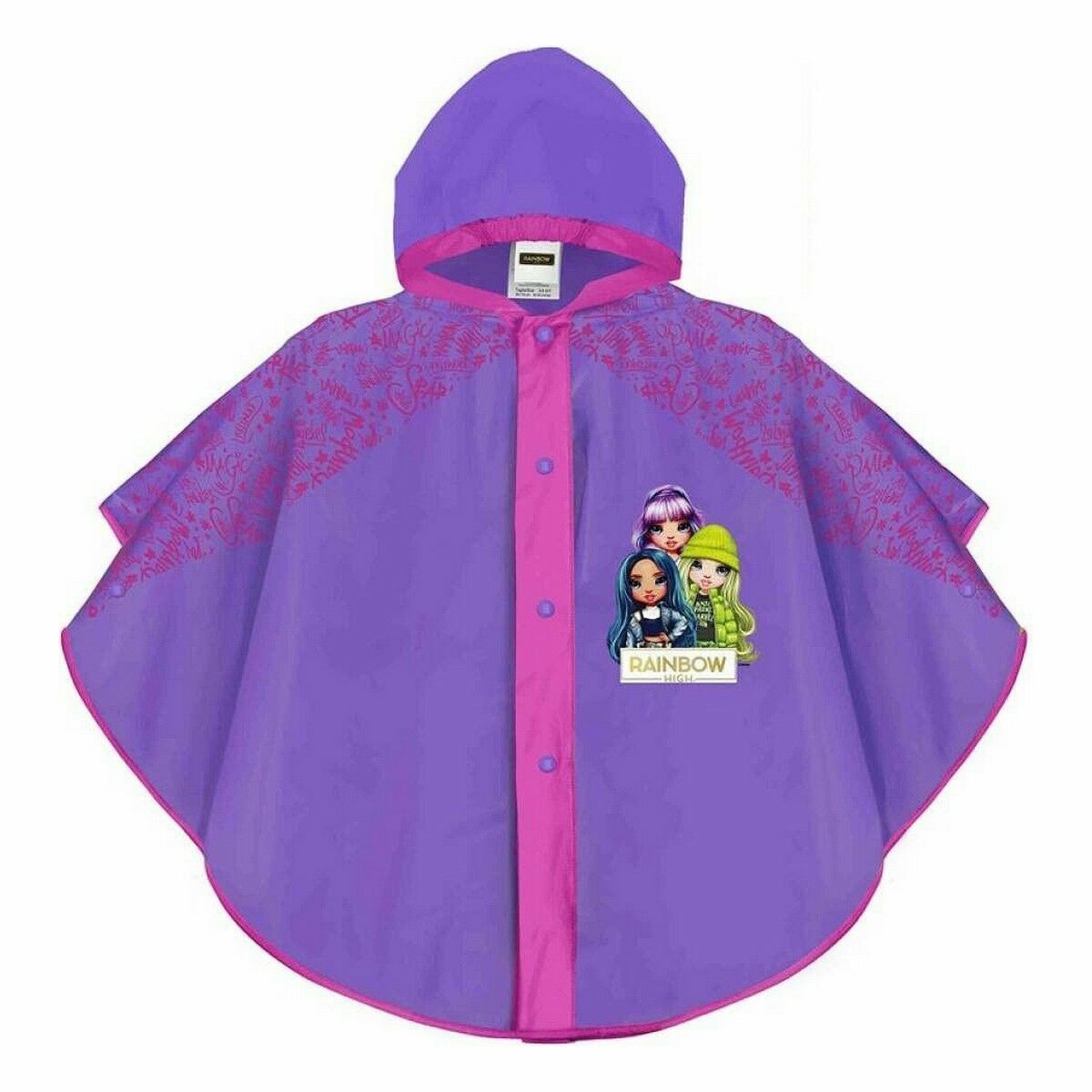 Poncho Impermeável com Capuz Perletti Rainbow 3-6 anos - EcoNest