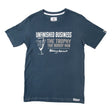 Camisola de Manga Curta Homem OMP Slate Unfinished Business Azul escuro - EcoNest
