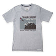 Camisola de Manga Curta Homem OMP Walk Slow Cinzento - EcoNest