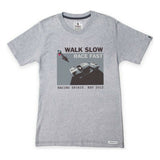 Camisola de Manga Curta Homem OMP Walk Slow Cinzento - EcoNest