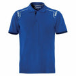 Polo de Manga Curta Homem Sparco TECH STRETCH Azul - EcoNest