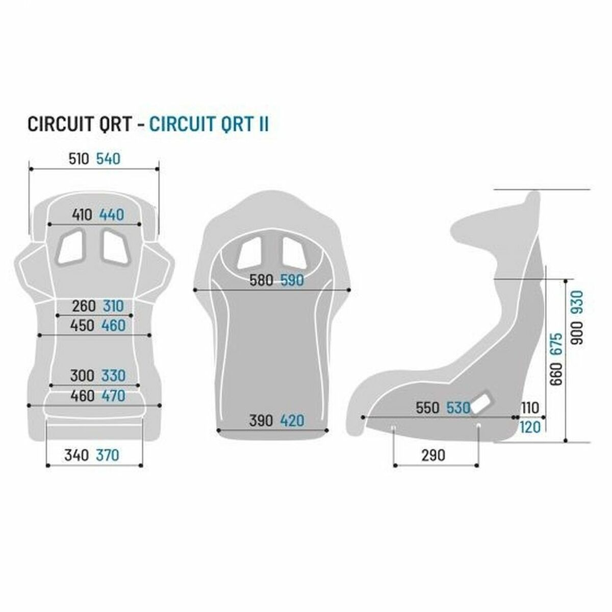 Banco Sparco CIRCUIT QRT FIA 8855-1999 Preto - EcoNest