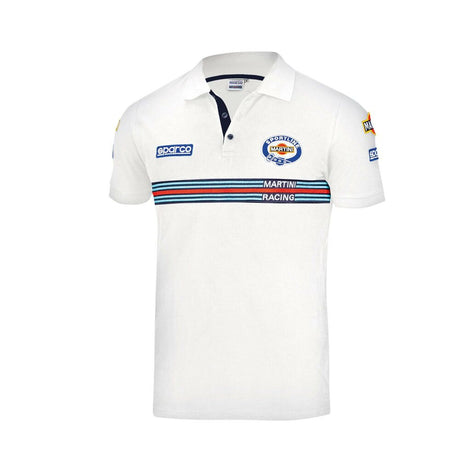 Polo de Manga Curta Sparco MARTINI-R Branco M - EcoNest