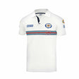 Polo de Manga Curta Homem Sparco Martini Racing Branco - EcoNest