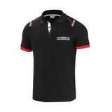 Polo de Manga Curta Sparco MARTINI-R L Preto - EcoNest